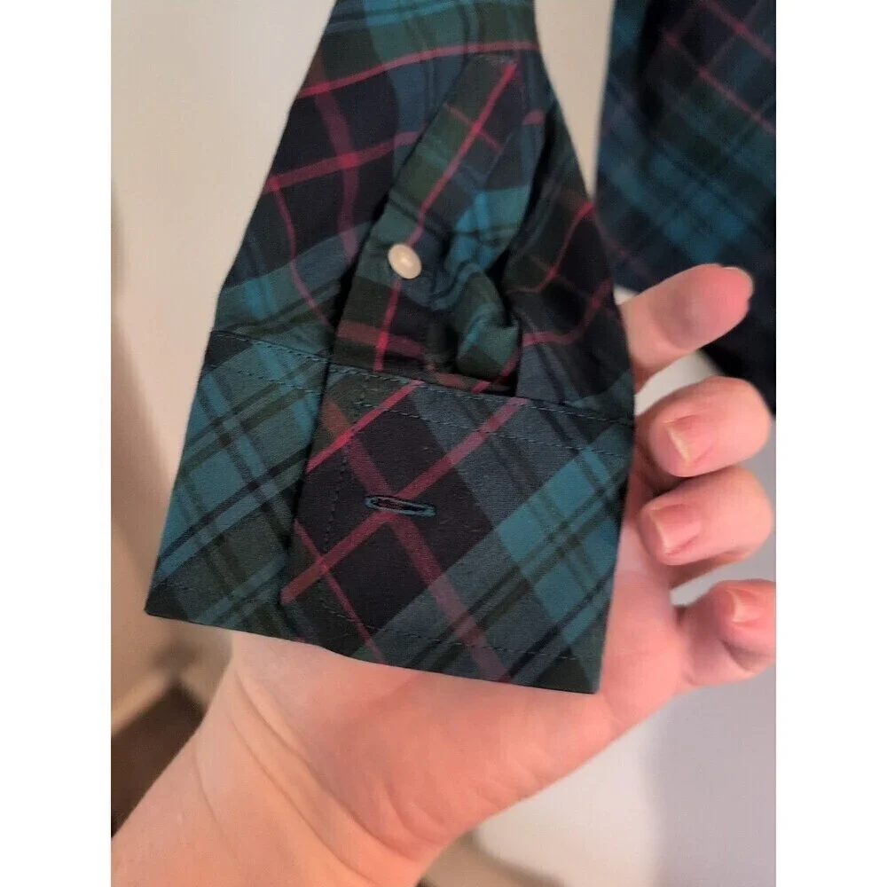 Ralph Lauren Boys XS Plaid Button Up Long Sleeve Shirt